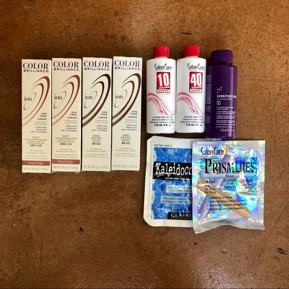 BRAND NEW hair dye and developer